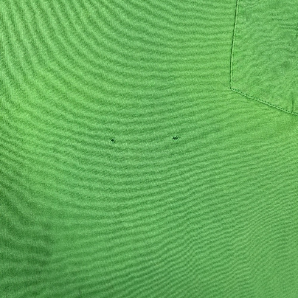 Vintage Polo Ralph Lauren Single Stitch Pocket T-Shirt Mens XL Green - Picture 7 of 8